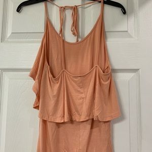 Women’s tank top with adjustable straps . Size M